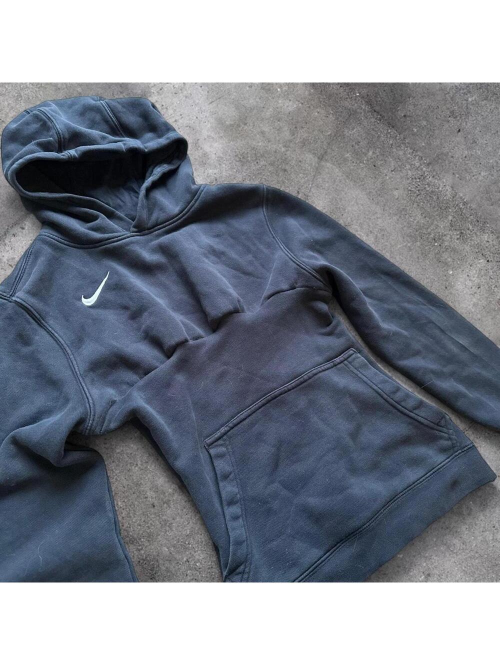 y2k reworked nike hoodie- XS